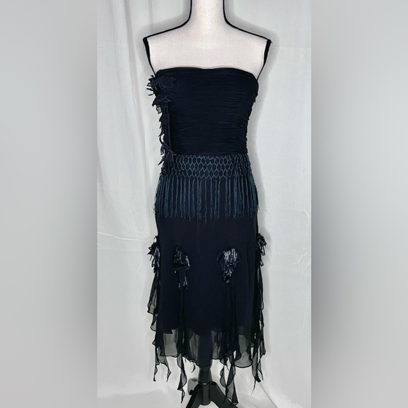 Jovani Dresses & Skirts - Jovani Strapless Black Cocktail Dress